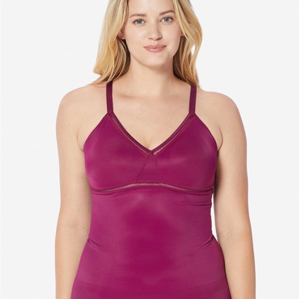Ruby Ribbon Siren Cami Plum Wine Size 36